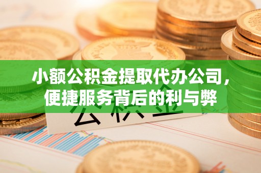 樊城小额公积金提取代办公司，便捷服务背后的利与弊