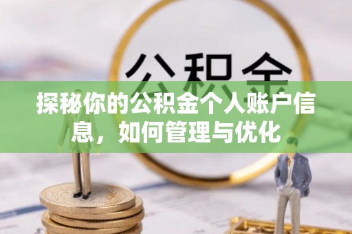 樊城探秘你的公积金个人账户信息，如何管理与优化