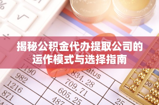 樊城揭秘公积金代办提取公司的运作模式与选择指南