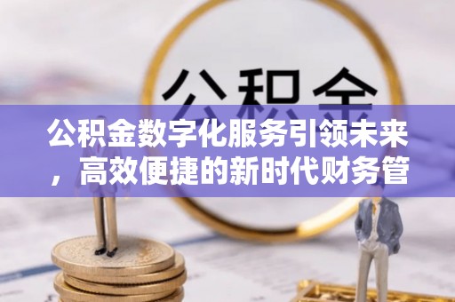 樊城公积金数字化服务引领未来，高效便捷的新时代财务管理