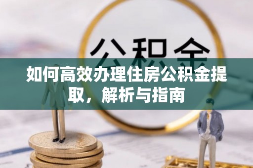 樊城如何高效办理住房公积金提取，解析与指南