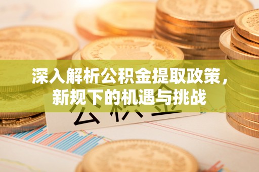 樊城深入解析公积金提取政策，新规下的机遇与挑战