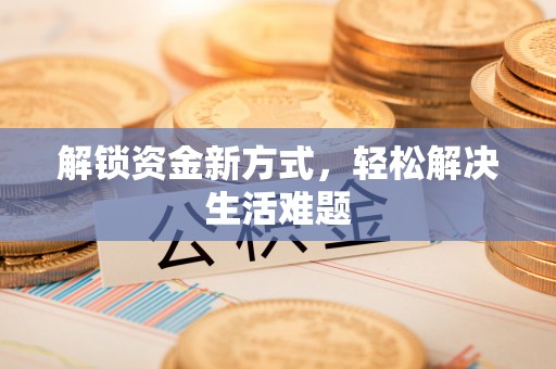 樊城解锁资金新方式，轻松解决生活难题