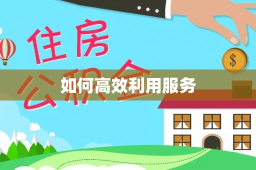 樊城如何高效利用服务