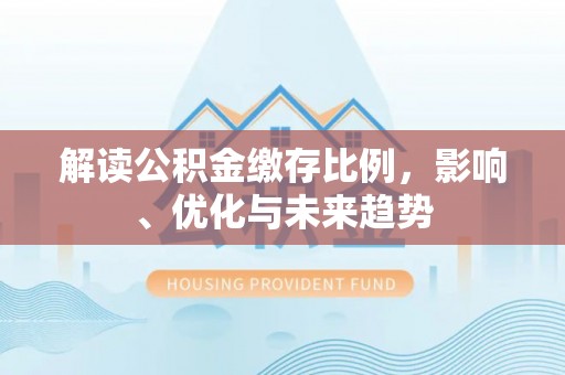 樊城解读公积金缴存比例，影响、优化与未来趋势