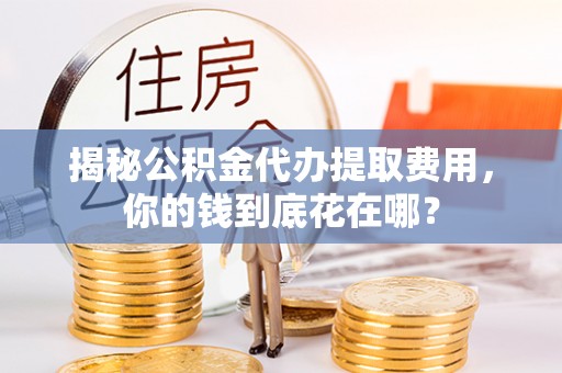 樊城揭秘公积金代办提取费用，你的钱到底花在哪？