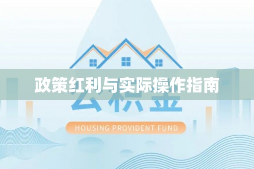 樊城政策红利与实际操作指南
