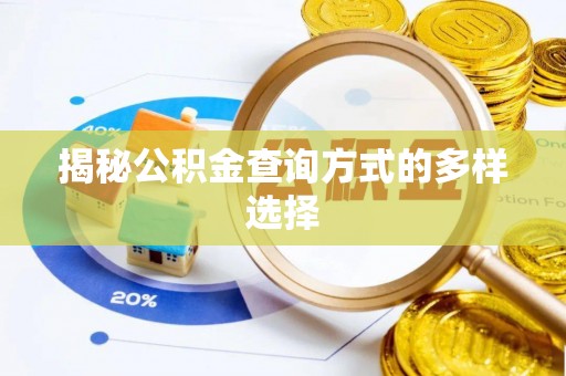 樊城揭秘公积金查询方式的多样选择