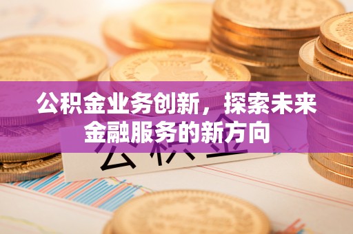 樊城公积金业务创新，探索未来金融服务的新方向